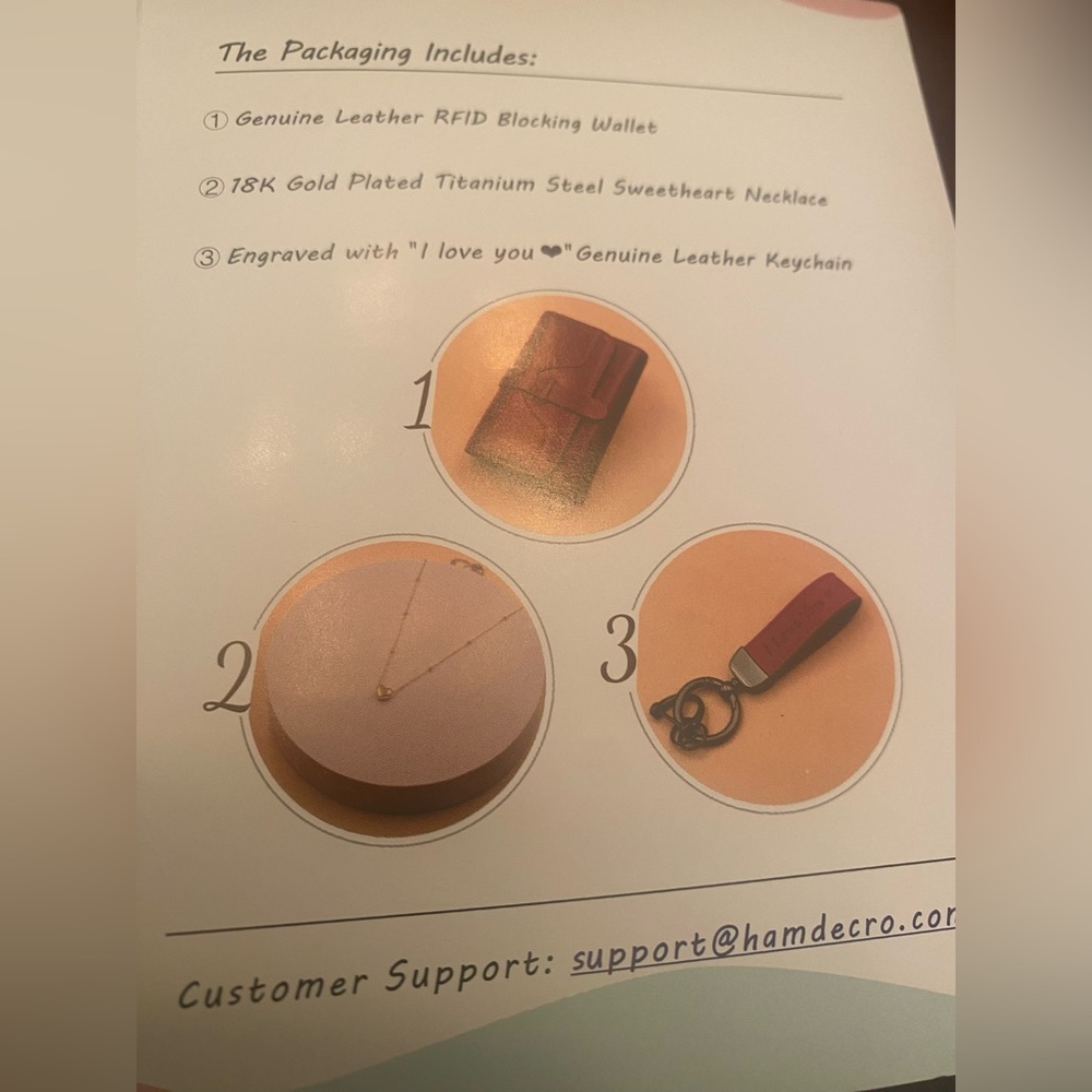 HAMDECRO - Leather Wallet Set - Picture 7 of 7